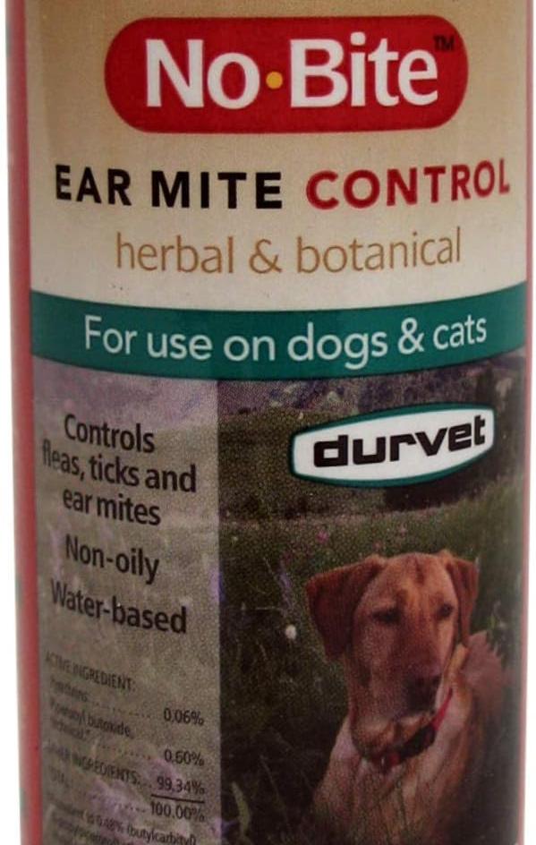 Durvet 011-1165 No-Bite Flea & Tick Ear Mite Control, 4 oz