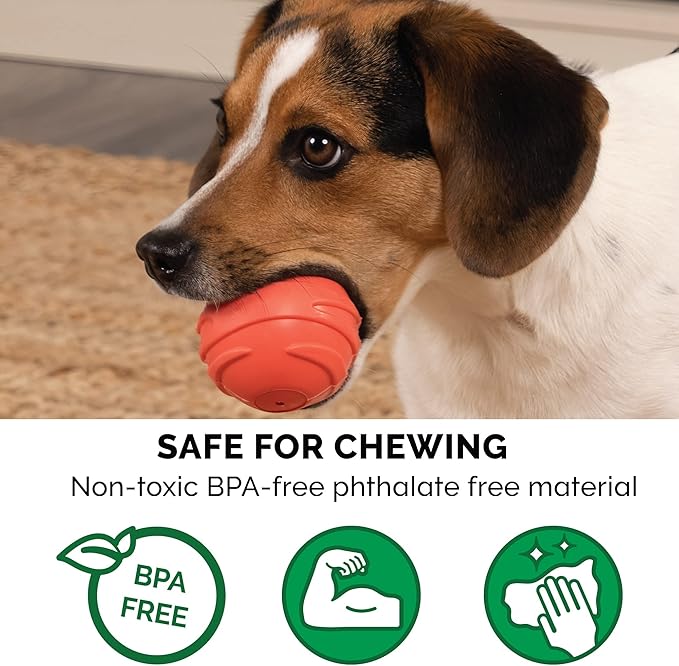 Furhaven 3-Pack 2.5" Squeaky Ball Dog Toys for Small/Medium Dogs, Fits Most Standard Launchers - Fetch 'N Fun TPR Squeaky Ball Toy Set - Sea Pack, Set of 3