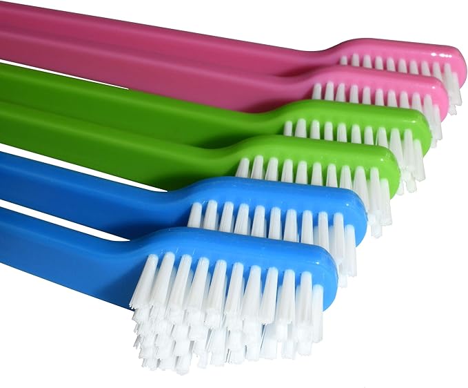 Dog Toothbrush Cat & Dog Toothbrush Soft Bristle Pet Toothbrush Combo Pack for The Dental Care of Your Small to Large Dogs, Cats, Most Pets