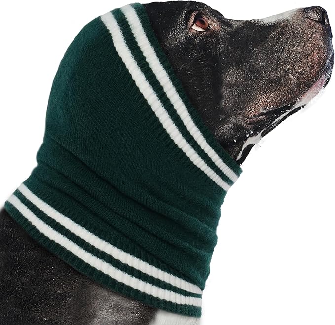 Nanaki Dog Ear Covers for Noise Bath No Shake Ear Wraps for Dogs Hematoma Dog Fireworks Anxiety Relief Calming Hoodie Dog Grooming Ear Cover Quiet Dog Head Wrap Force Drying Thunderstorm Ears for Dogs