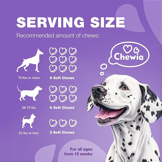 Dog Multivitamin Chews 15 in 1 - Dog Vitamins - US Formulated Joint Supplements for Dogs - Dog Multi Vitamins with Glucosamine & Chondroitin - Dog Treats for Hip & Joint, Itchy Skin & Coat