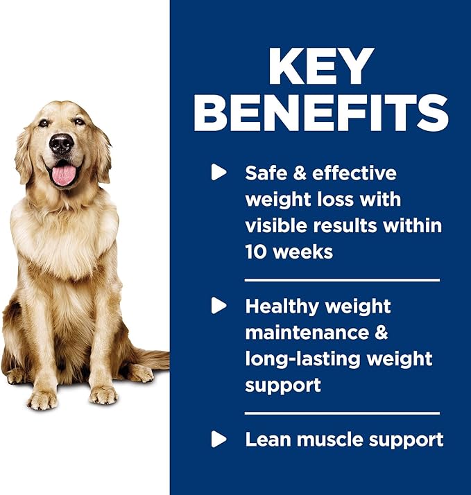 Hill's Science Diet Perfect Weight, Adult 1-6, Weight Management Support, Wet Dog Food, Chicken & Vegetables Stew, 12.5 oz Can, Case of 12