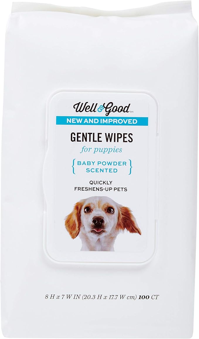 Petco Brand - Well & Good Gentle Puppy Grooming Wipes, Pack of 100, 100 CT