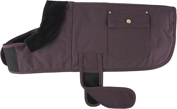 Carhartt Firm Duck Insulated Dog Chore Coat, Deep Wine, Large