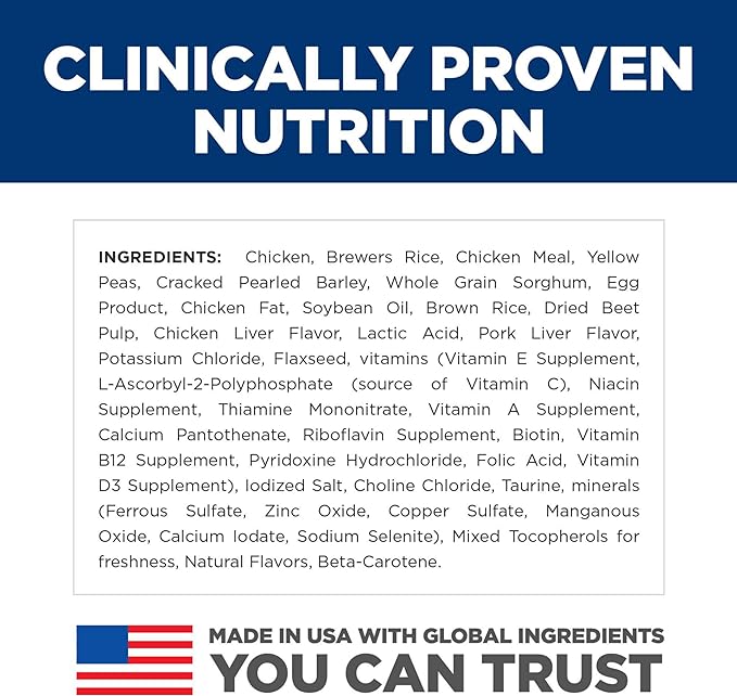 Hill's Science Diet Sensitive Stomach & Skin, Adult 1-6, Small & Mini Breeds Stomach & Skin Sensitivity Support, Dry Dog Food, Chicken Recipe, 4 lb Bag