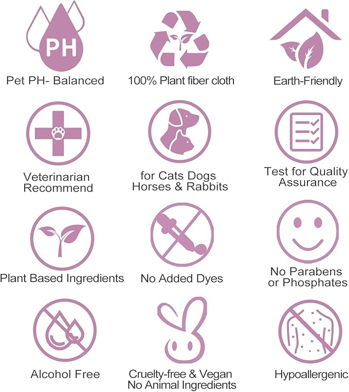 DR.EASY Lavender 200ct Scent Pet Wipes for Dogs and Catsļ¼Ears, Face, Butt, Body and Eye āConvenient, Natureļ¼Home or Travelļ¼Best Pet Supplies