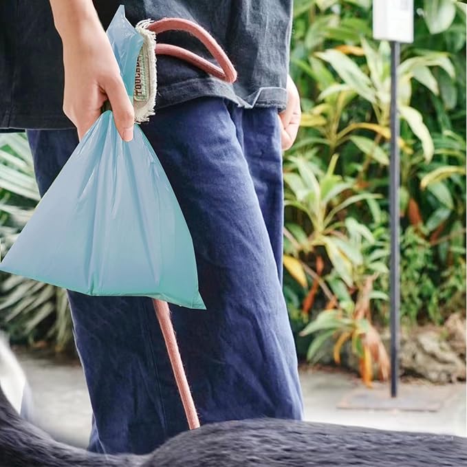 A&H ZIER Poop Bags Holder with Portable Colorful Lanyard, Soft-touch Dog Poop Bags Dispenser Dog Waste Bags, Compatible with any Dog Walking Accessories