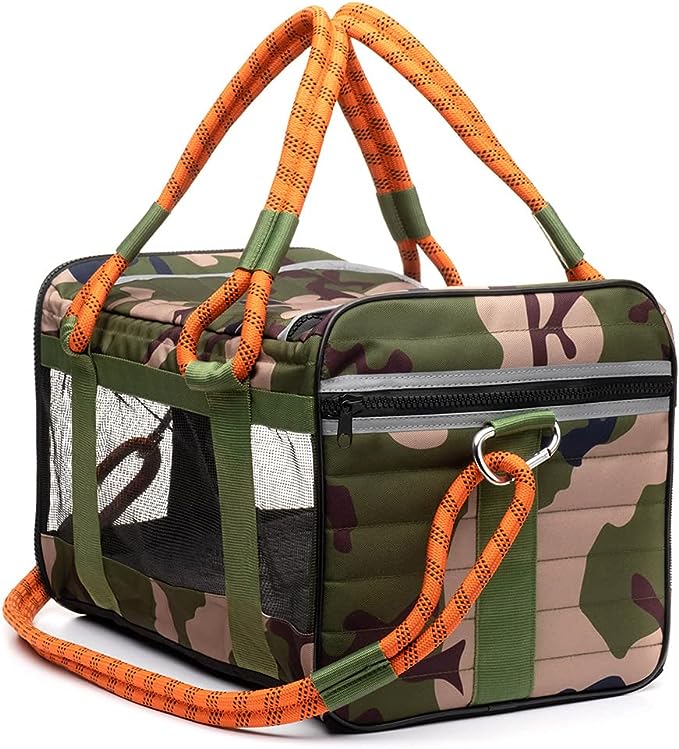 ROVERLUND Airline-Compliant Pet Carrier | includes Leash | Suitable for Pets up to 20lbs