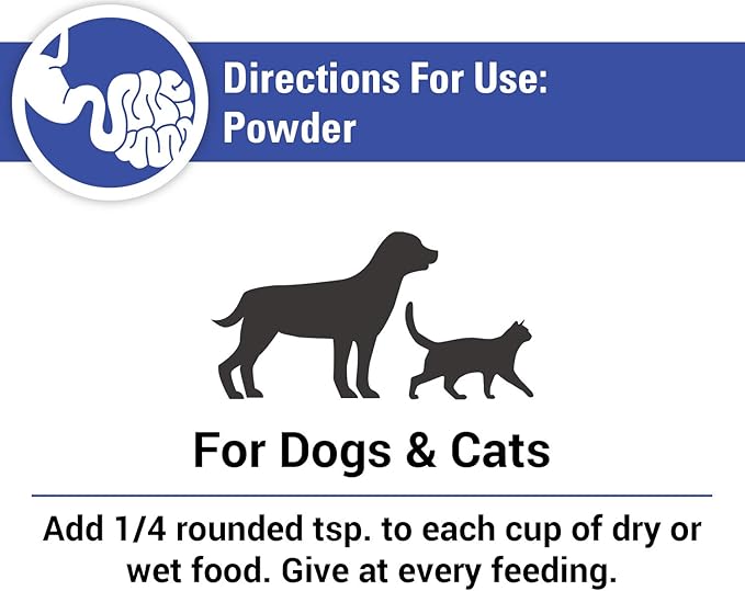 Vet Classics Protegrity EZ Probiotic Health Supplements for Dogs, Cats – Dog Digestive Support, Pet Gastrointestinal Health, Cat Stomach, Intestinal Balance – Pet Enzymes – 8 Oz. Powder