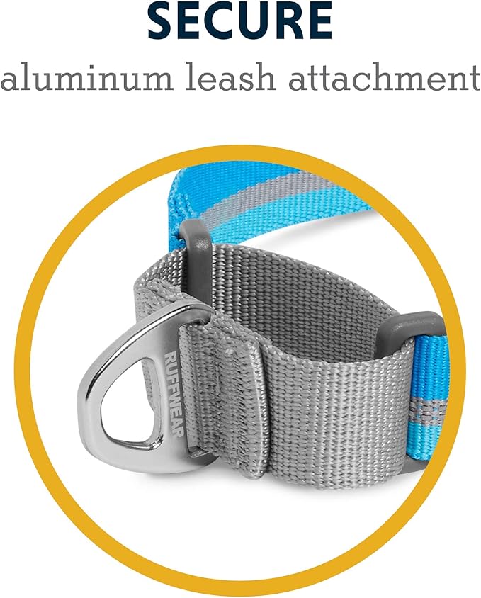 Ruffwear, Web Reaction Dog Collar, Martingale Collar for On-Leash Walking, Blue Dusk, 23"-26"