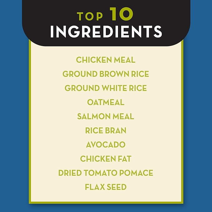 AvoDerm Natural Chicken Meal & Brown Rice Formula Large Breed Dry Dog Food, For Pet Food Allergy Support, 26 lb
