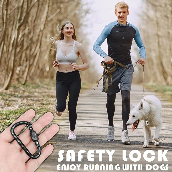 2 Pack Metal Dog Poop Bags Holder Aluminum Poo Bags Dispenser with 30 Black Unscented Pet Waste Bags and 3 Leash Accessories for Dog Walking(2 Holders 30 Bags,Silver)