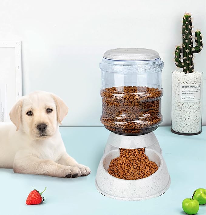 Automatic Feeder for Large Dogs, Large Dog Food Dispenser 3 Gallon, Automatic Dog Feeder Food Dispenser for large dogs and pets That are left unfed for long periods of time away from home.