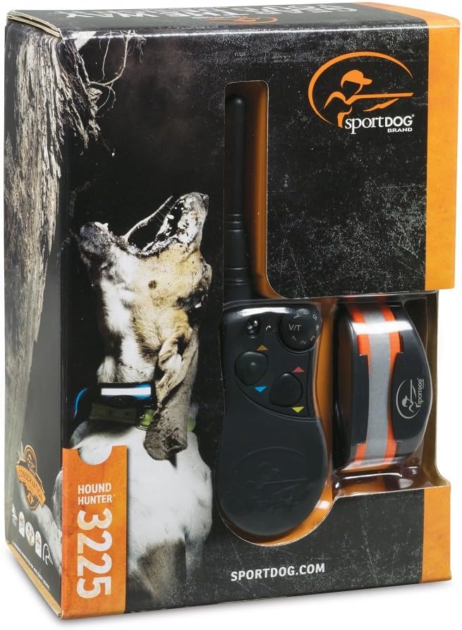 SportDOG Brand HoundHunter 3225 Remote Trainer - 2 Mile Range - Rechargeable, Waterproof Multi Dog Training Collar with Tone, Vibration, and Static