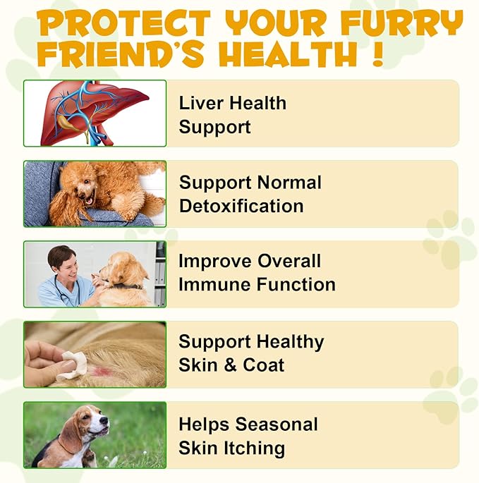 Dog Allergy Relief,Allergy Immunity for Dogs,Dog Allergy Support,Allergy Relief for Dogs Itching Natural Pet Supplement,Daily Vitamins for Healthy Immune System,with elderberry,Vitamin C,2FL OZ