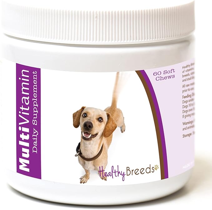 Healthy Breeds Chiweenie Multi-Vitamin Soft Chews 60 Count