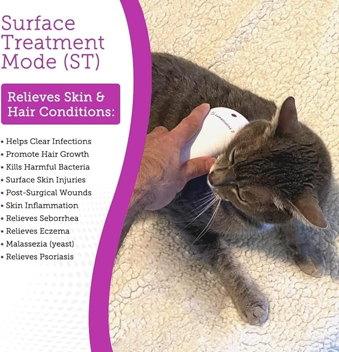 Light Therapy for Dogs and Pets - LED Light Therapy for Pain Relief, Muscle & Joint Pain, Reduce Inflammation, Heal Wounds, & Clear Skin Problems with 2 Therapy Modes