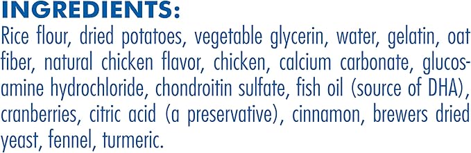 N-Bone Senior Dental Rings Chicken Flavor Dog Treats, 7 Count 9.8-oz Bag