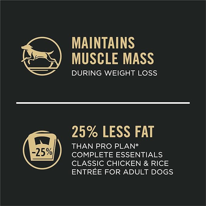 Purina Pro Plan Weight Management Chicken and Rice Entree Morsels in Gravy Wet Dog Food - (Pack of 12) 13 oz. Cans