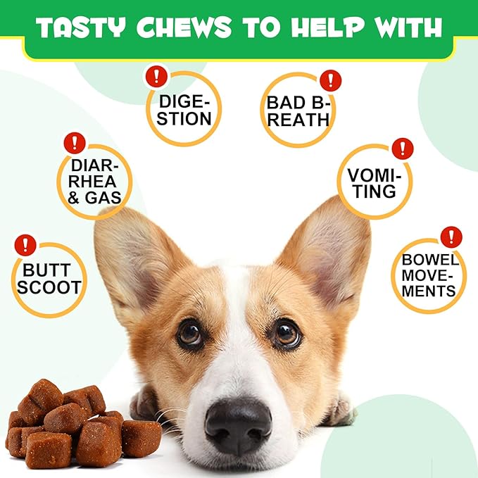 120 Chews Probiotics for Dogs