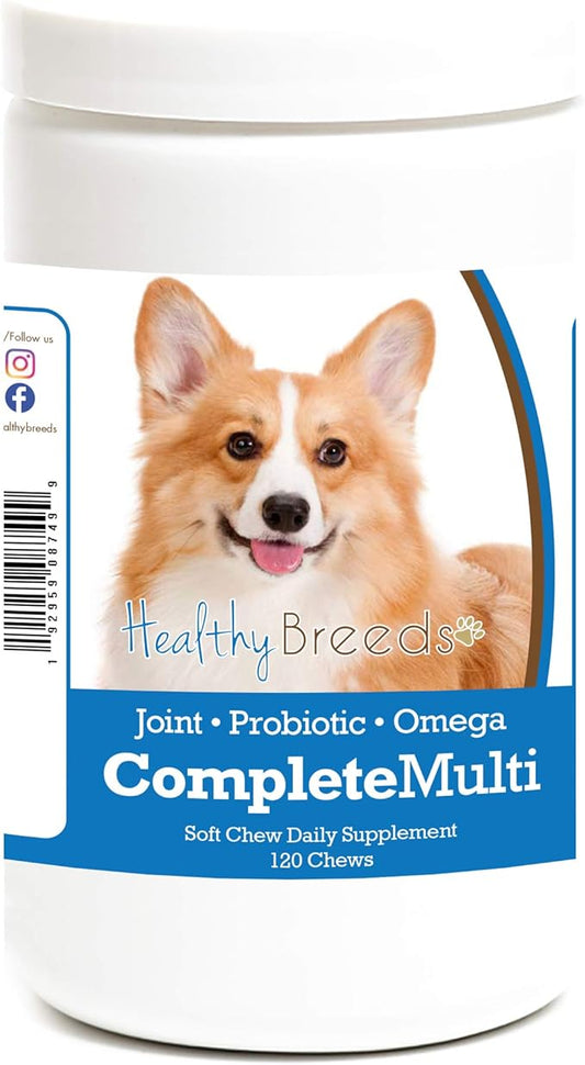 Healthy Breeds Pembroke Welsh Corgi All in One Multivitamin Soft Chew 120 Count
