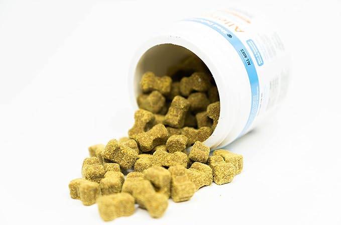 Shed Defender All Natural Allergy Relief & Probiotics Soft Chew Supplements for Dogs - Veterinarian Formulated Anti Itch & Hot Spots Omega 3 Fish Oil, Colostrum - 90 ct.