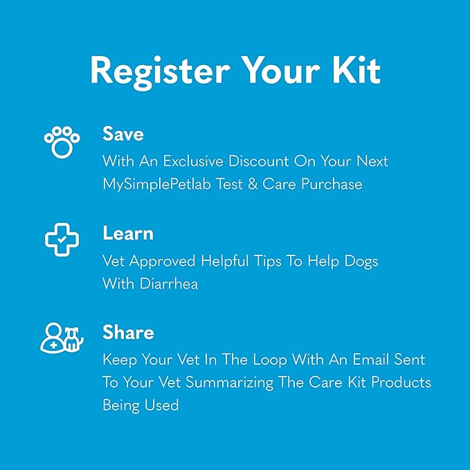 MySimplePetLab Diarrhea Care Dog Kit | Diarrhea Medicine for Dogs to Relieve Loose Stool, Diarrhea, Tummy Troubles, and Stool Accidents | Dog Diarrhea Medication Kit