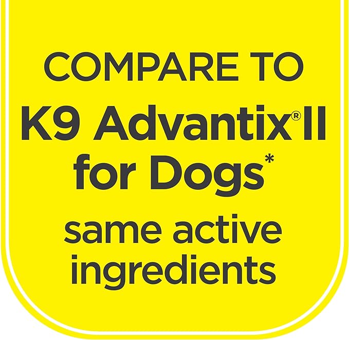 Activate II Flea and Tick Prevention for Dogs | 4 Count | Small Dogs 4-10 lbs | Topical Drops | 4 Months Flea Treatment