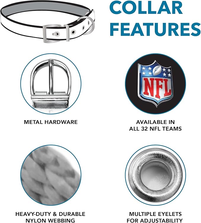Pets First SAN Diego Padres Reversible MLB Dog Collar Medium. Premium Home & Away Two-Sided Pet Collar Metal Buckle MLB Baseball Team Unique Design on Each Side! Dogs & Cats (PAD-3280-MD)