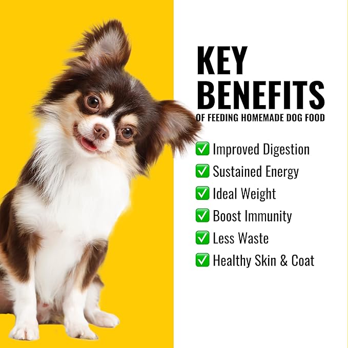 Homemade Dog Food Supplement Dog Vitamins Made in USA Add to Holistic Whole Food Diets Raw BARF All Breeds Puppy Adult 16oz Powder