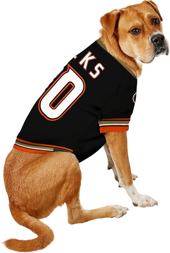 Pets First NHL Anaheim Ducks Jersey for Dogs & Cats, Medium. - Let Your Pet be a Real NHL Fan!