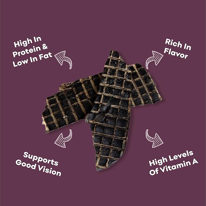 Skona Single-Ingredient Beef Liver Jerky (4oz) | Dogs & Cats | Vitamins A, B12, Protein Boost | Shiny Coat, Energy, Digestion | USA Made