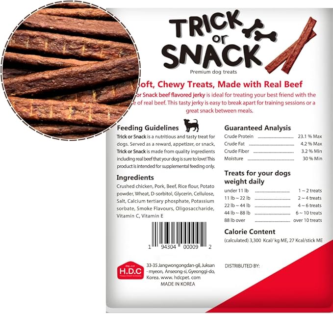 1 LB Variety Pack of Natural Grillers Dog Jerky Treats - Perfect for Training, Walking, and Treating - Made with Real Beef, Chicken, and Salmon (Beef Original Jerky)