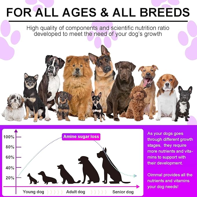 15-in-1 Dog Multivitamin Supplements with Glucosamine & Probiotics,Natural Daily Vitamins Chews for Dogs,Pet Health Support-Skin-Immunity-Gut Digestion-Joint-Heart,150 Pcs-Duck Flavor