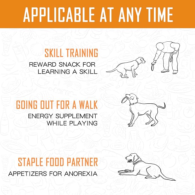 Dog Treats Chicken Jerky Wrapped Sweet Potato, Natural Ingredients w/Taurine, Grain Free Dog Treats, 12.5 oz