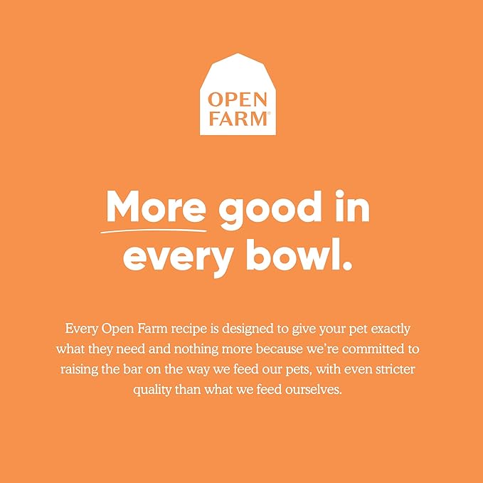 Open Farm Ancient Grains Dry Dog Food, Humanely Raised Meat, Wholesome Grains, No Artificial Flavors or Preservatives (Farmer's Table Pork Ancient Grain, 11 Pound Pack of 1)