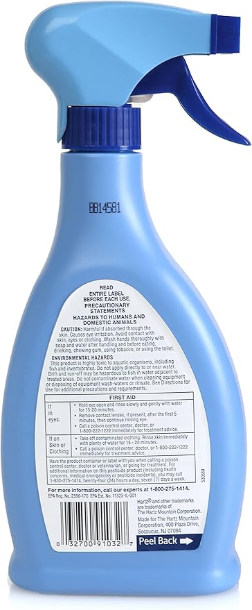 Hartz UltraGuard Plus Flea & Tick Home Spray, Kills Fleas and Ticks, Clean Fresh Scent, 16 Ounce