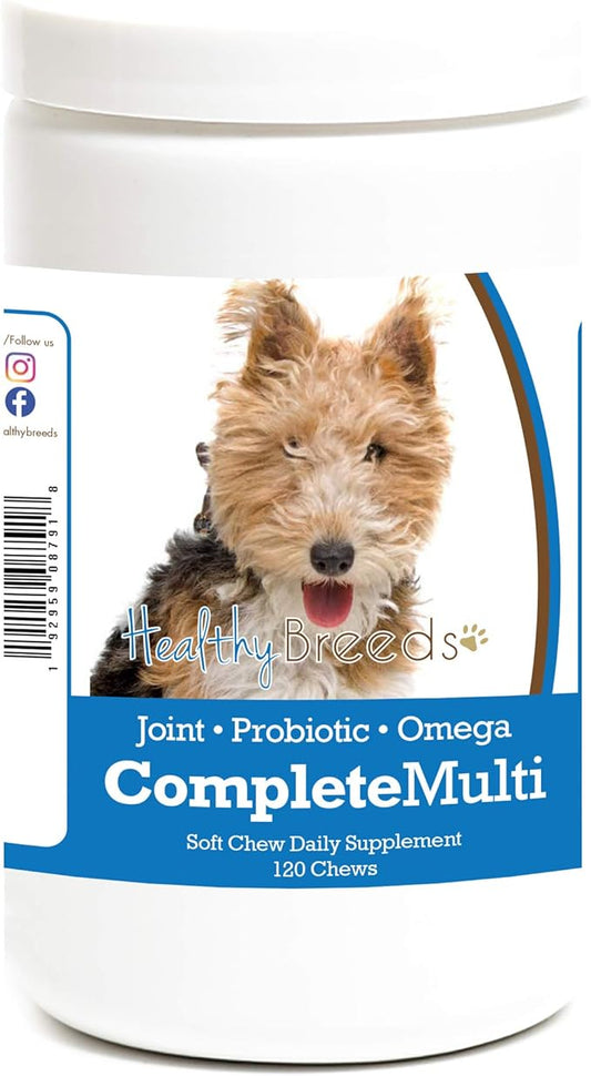 Healthy Breeds Wire Fox Terrier All in One Multivitamin Soft Chew 120 Count