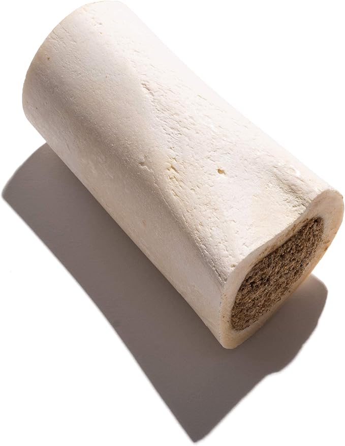 Jack&Pup Filled Dog Bones for Aggressive Chewers, 3-to-4-Inch Dog Chew Treats Dog Bone - Bully Stick Beef Flavor - All Natural Dog Bones Stuffed Dog Dental Treats - 4 Pack