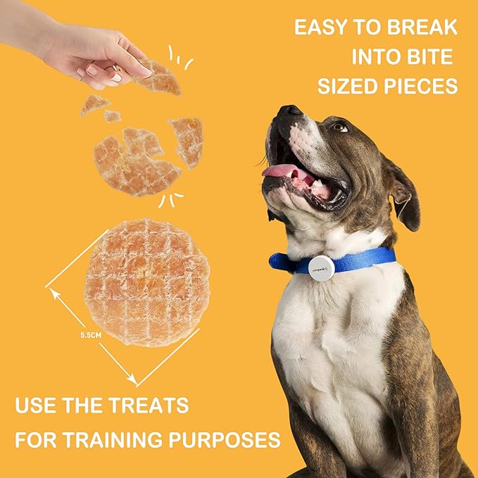 Jungle Calling Dog Treats, Chicken Chips Dog Treats, All Natural Chicken Chips for Dogs, Crunchy Chicken Jerky Dog Training Treats, Single Ingredient Dog Treats for Small, Medium & Large Dogs, 6 oz