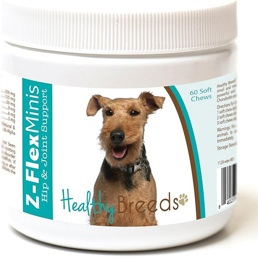 Healthy Breeds Welsh Terrier Z-Flex Minis Hip and Joint Support Soft Chews 60 Count