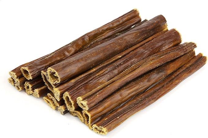 Gullet Sticks for Dogs, All Natural Single Ingredient Beef Jerky Chews, Healthy Beef Gullet Sticks, Naturally Occurring Glucosamine & Chondroitin, Can Help Joint Function for Puppies or Senior Dogs