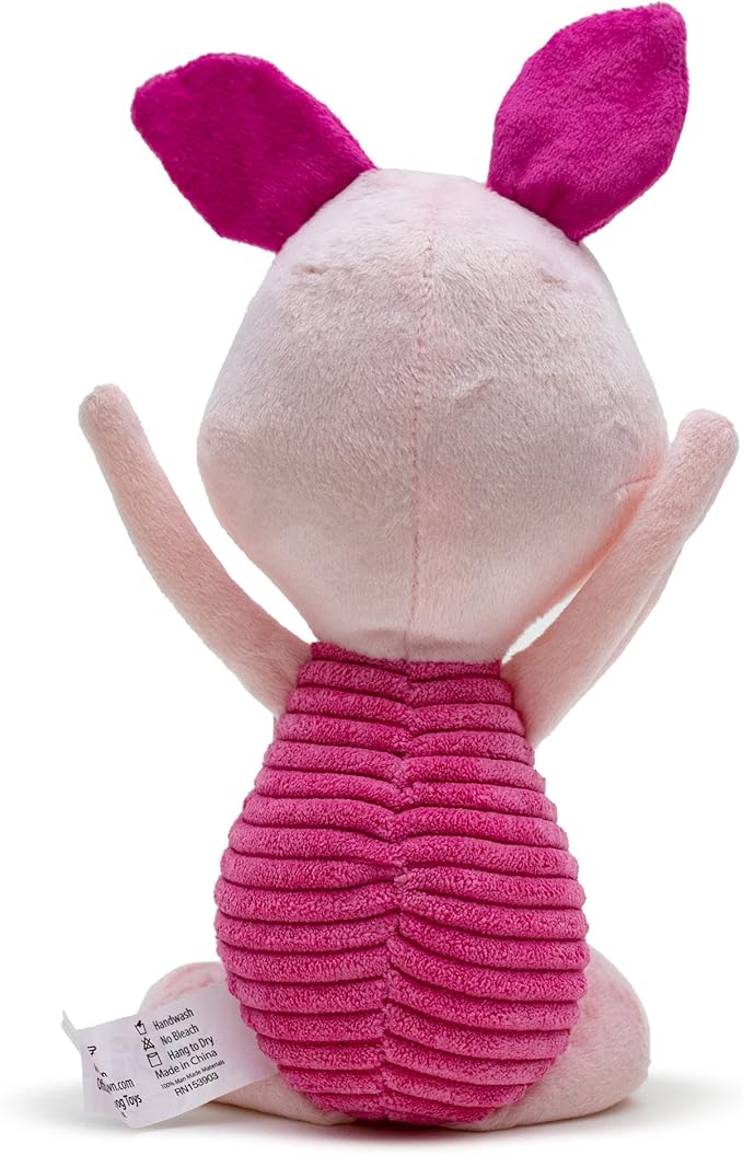 Buckle-Down Disney Dog Toy, Winnie The Pooh Piglet Arms Up Sitting Pose Pet Toy, Plush
