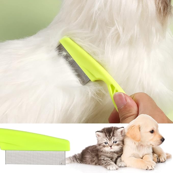 6pcs Tick Removal Tool, Tick Remover for Dogs Cats and Humans Convenient Tick Remover Plastic with Tweezers Comb and Magnifying Glass