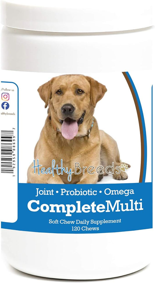Healthy Breeds Labrador Retriever All in One Multivitamin Soft Chew 120 Count