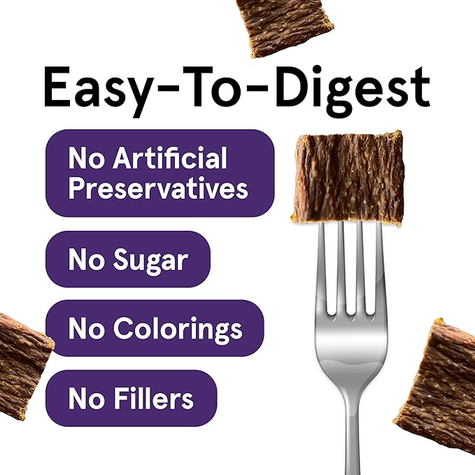 Real Meat Dog Treats - Two 12oz Bag of Bite-Sized Air-Dried Lamb & Liver Jerky for Dogs - Grain-Free Jerky Dog Treats Made up of 95% Human-Grade, Free-Range, Grass Fed Lamb - All-Natural Dog Treats