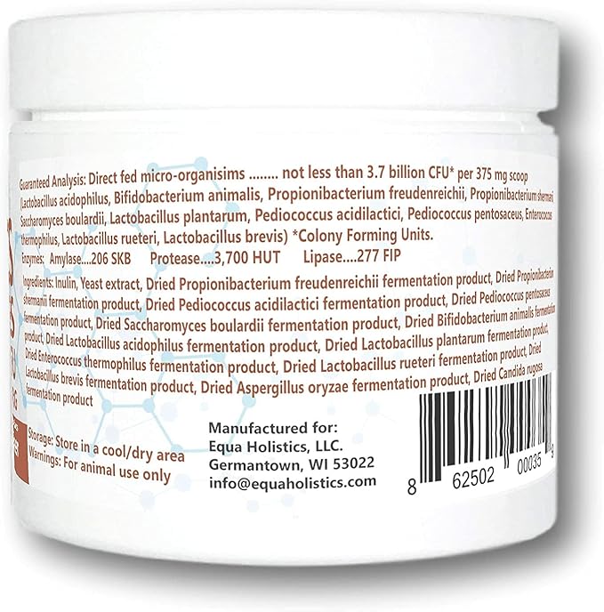 Total Digest™ Canine Probiotics and Enzymes for Dogs, All-Natural Digestive System Dietary Supplement Formula for Dogs (120 Days)