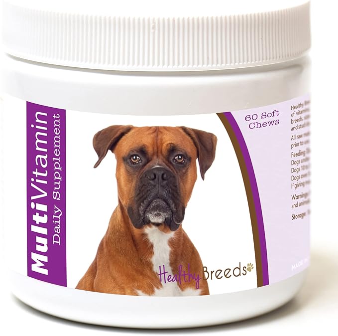 Healthy Breeds Boxer Multi-Vitamin Soft Chews 60 Count
