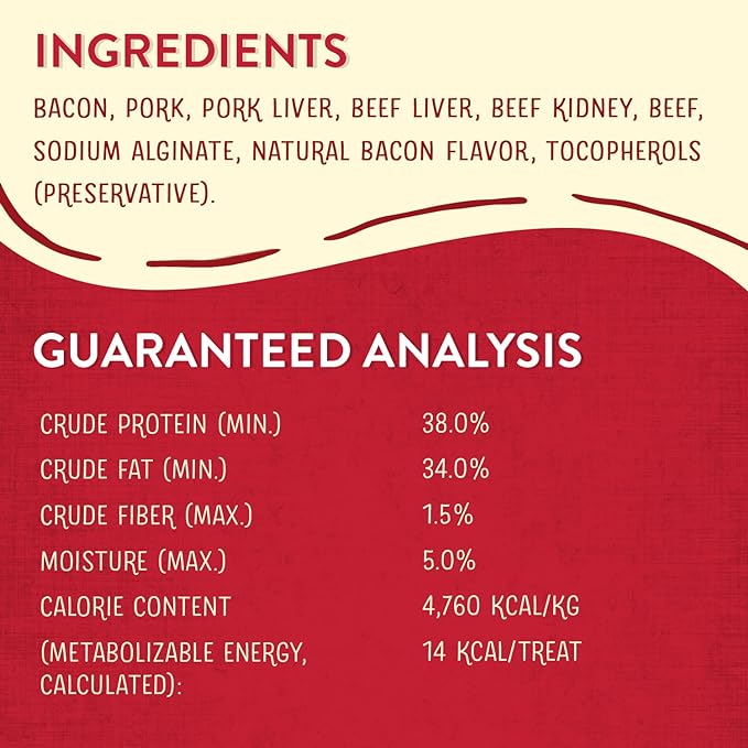 Stella & Chewy's Freeze-Dried Raw Wild Weenies Dog Treats – All-Natural, Protein Rich, Grain Free Dog & Puppy Treat – Great for Training & Rewarding – Bac’n Me Crazy Recipe – 3 oz Bag