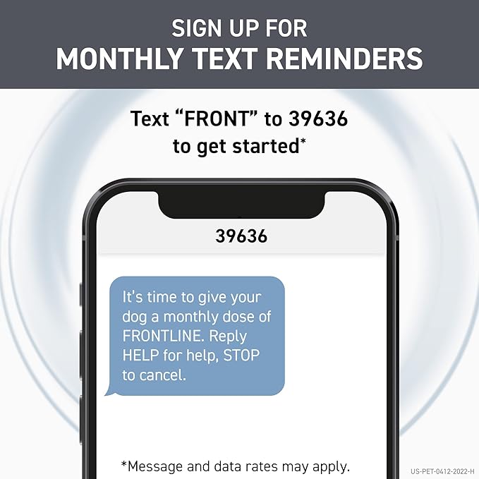 Frontline Shield Flea & Tick Treatment for Medium Dogs 21-40 lbs., Count of 6